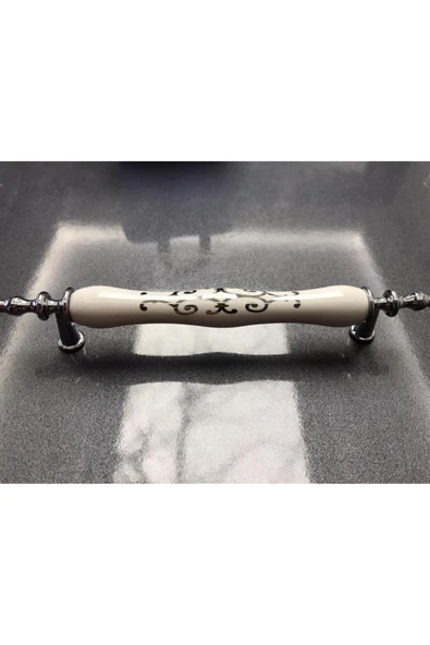 Ser Porselen Kulp Krom Yaldız Desen 128 mm ürün görseli 1