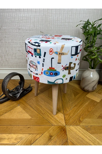 decosense Çocuklar için puf oturak tabure ürün görseli 1