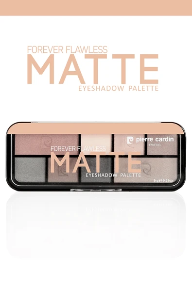 Pierre Cardin Forever Flawless Matte Eyeshadow Palette - Far Paleti (8'li) ürün görseli 1