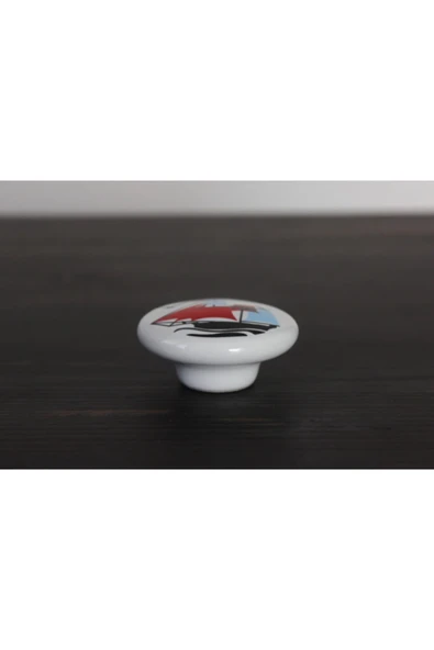Düğme Kulp Porselen - Resim 3