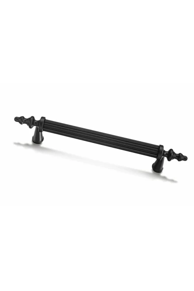 Lüks Ceylan Siyah Çekmece Dolap Kulpları Mobilya Kulp 192 mm ürün görseli 1