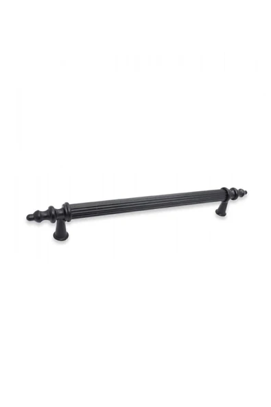 Siyah Kulp 160 Mm Sert Polimer Kulp MOBİLYA MUTFAK BANYO - Resim 2