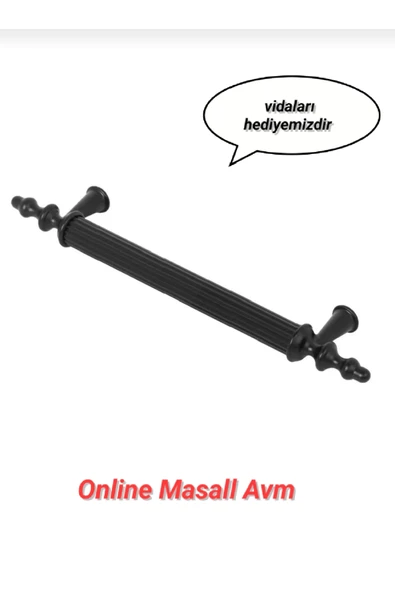 Raşel Kulp 1 Adet Plastik Kulp ( 96mm) Komidin ,dolap, Şifonyer,mutfak Dolabı Vestiyer ürün görseli 1