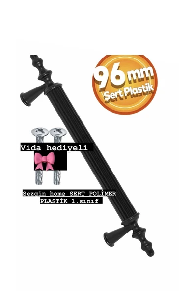 9.6 Cm Lüks Sert Plastik Kulp 1.sınıf Sezgin Home ürün görseli 1