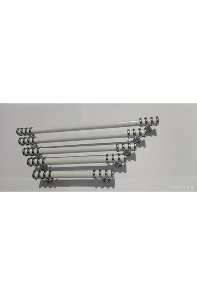 BEYAZ-KROM METAL KULP 192 MM (19 CM ) MOBİLYA KULPU,DOLAP KULPU,MUTFAK DOLAP KULPU,ÇEKMECE ürün görseli 1