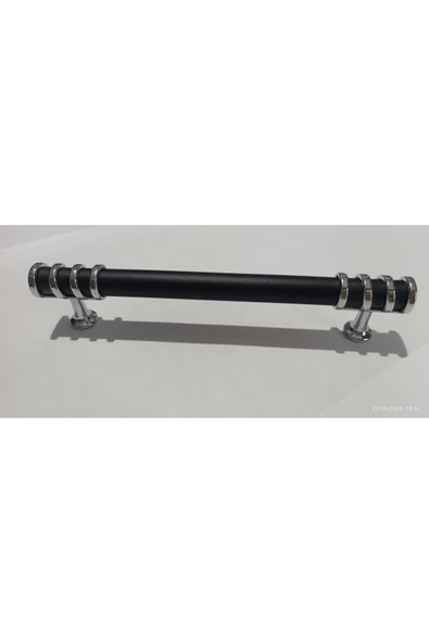 SİYAH -GÜMÜŞ METAL KULP 320 MM (32 CM )MOBİLYA KULPU,DOLAP KULPU,MUTFAK DOLAP KULPU,ÇEKMECE ürün görseli 1