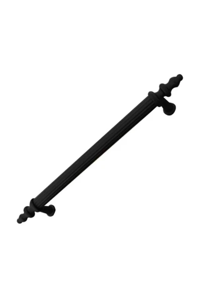 5 Adet Kumru Mat Siyah 224 Mm Lüks Mobilya Çekmece Dolap Vestiyer Kulp Metal ürün görseli 1