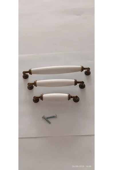 EFE 96 128 160 MM Antik Sarı Lüks Modern Çekmece Dolap Vestiyer Mobilya Kulpları ürün görseli 1