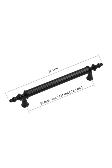 Boru Kulp Siyah 224 Mm ürün görseli 1