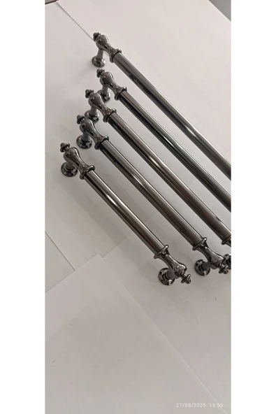 Roma KUZEY 160 MM FÜME Lüks Modern Çekmece Dolap Vestiyer Mobilya Kulpları ürün görseli 1