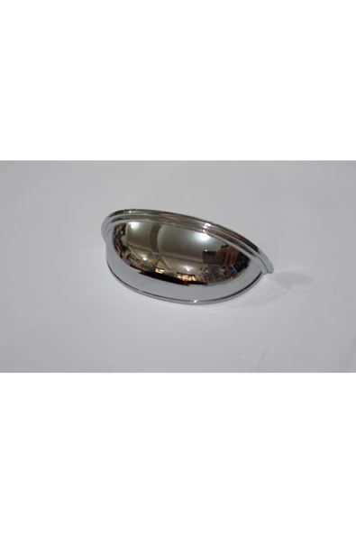64mm Lüks Çanak Sandal Gizli Kulp Krom ürün görseli 1