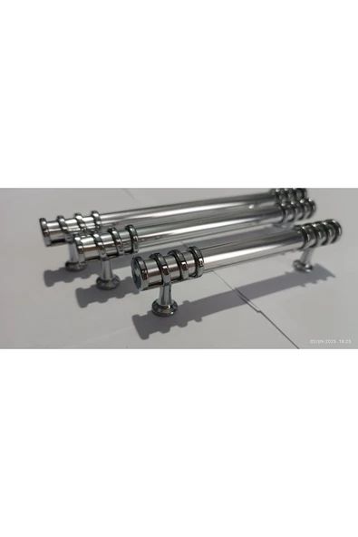 KROM METAL KULP 128 MM (12,8 CM) MOBİLYA KULPU,DOLAP KULPU,MUTFAK DOLAP KULPU,ÇEKMECE ürün görseli 1