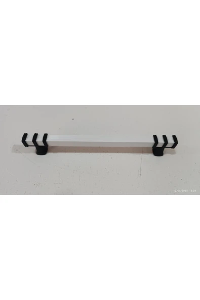 320 Mm Mutfak Dolapı Ve Diğer Dolaplara Uygun Beyaz Siyah Metal Kulp Dolap-çekmece-mabilya-mutfak ürün görseli 1