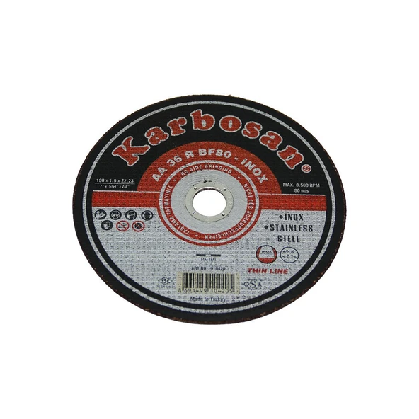 İNOX METAL KESİCİ DİSK 180MMX1.9X22 GO53/03274 ürün görseli 1