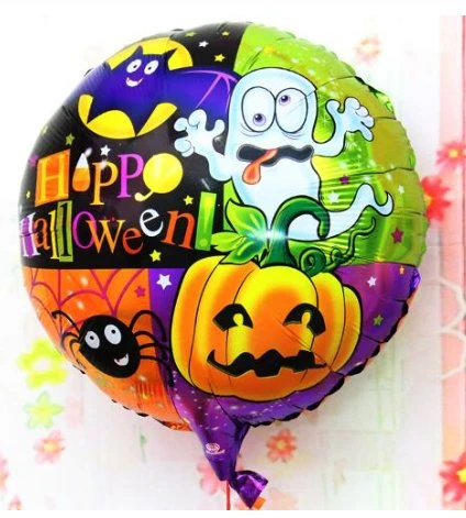 Halloween Örümcekli Kabaklı Folyo Balon 18 inç GO53/03974 ürün görseli 1