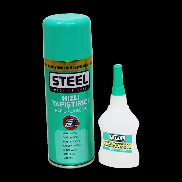 STEEL 400ML+60GR BÜYÜK HIZLI YAPIŞTIRICI GO53/03438 ürün görseli 1