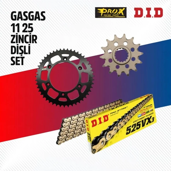 GAS GAS  Zincir Dişli Set - Resim 3