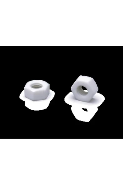 M3 Altıköşe Polyamid Plastik Somun Dın934 (25 Lİ PAKET) ürün görseli 1