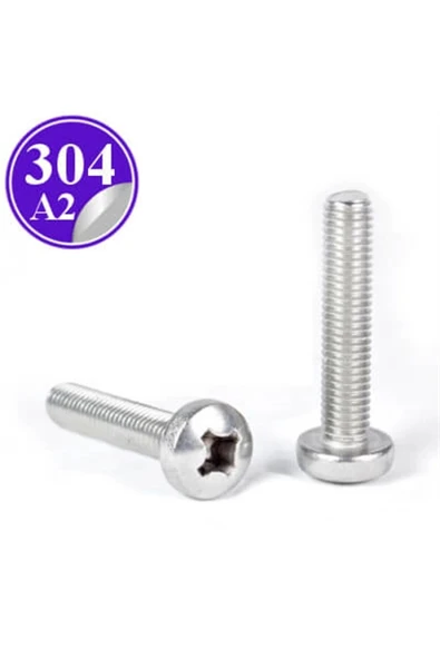 M2x12 Ysb Minik Mikro Vida A2 Inox (10 ADET) ürün görseli 1