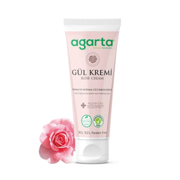Doğal Cilt Bakım Kremi 75 ml Gül ürün görseli 1