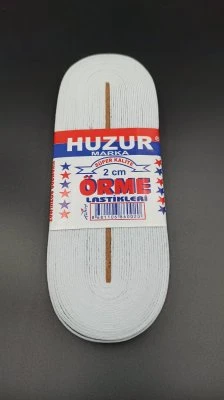 BEYAZ - 2CM PAÇA LASTİK YASSI GENİŞ 10MT GO53/04918 ürün görseli 1