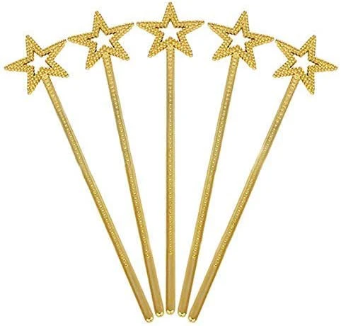 Altın Renk Yıldız Peri Asası Peri Değneği 34 cm 1 Adet GO53/04864 ürün görseli 1