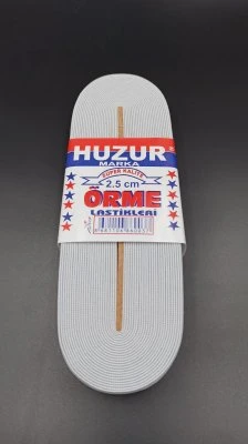 BEYAZ - 2.5CM PAÇA LASTİK GENİŞ 10MT. GO53/04919 ürün görseli 1
