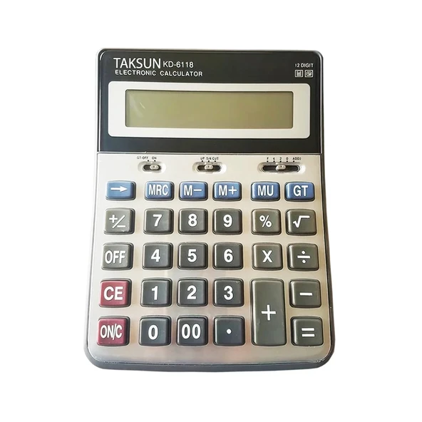 12 HANELİ HESAP MAKİNESİ TS-6118 GO53/05029 ürün görseli 1