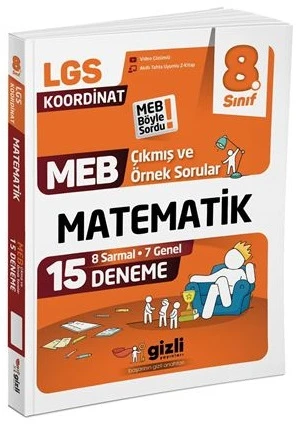 Gizli Yayınları 2026 8. Sınıf Lgs Matematik Meb Çıkmış Ve Örnek Sorular 15 Li Deneme - Meb Böyle Sordu ürün görseli 1