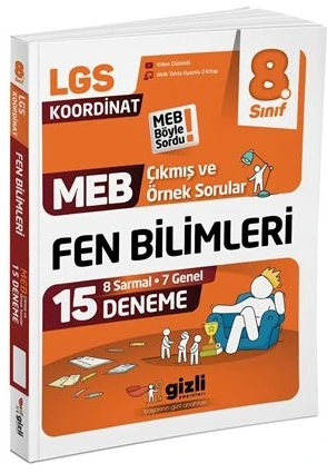 Gizli Yayınları 2026 8. Sınıf Lgs Fen Bilimleri Meb Çıkmış Ve Örnek Sorular 15 Li Deneme - Meb Böyle Sordu ürün görseli 1