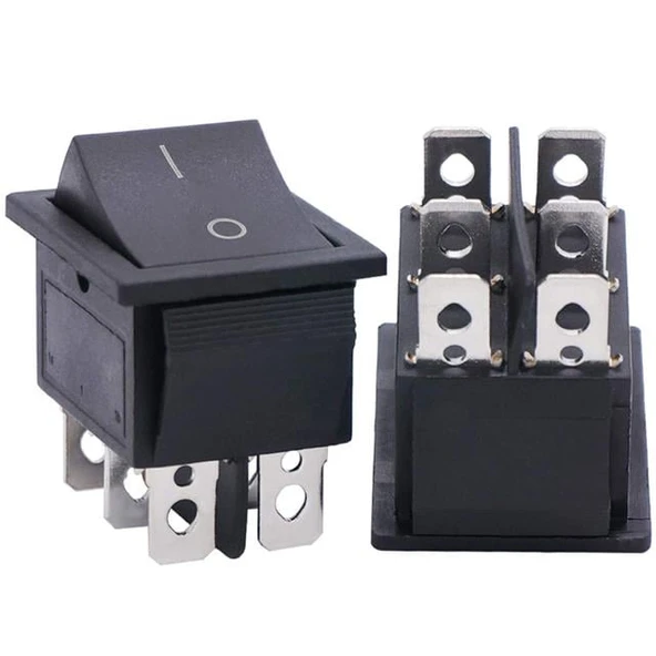 Geniş Işıksız 6P (On/Off) Açma Kapama Anahtarı IC-109A ürün görseli 1