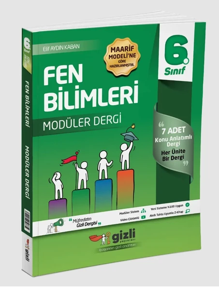 Gizli Yayınları 2026 6. Sınıf Fen Bilimleri Müfredatın Gizli Dergisi Güncel Müfredat ürün görseli 1