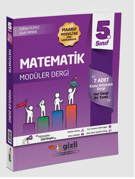 Gizli Yayınları 2026 5. Sınıf Matematik Müfredatın Gizli Dergisi Güncel Müfredat ürün görseli 1