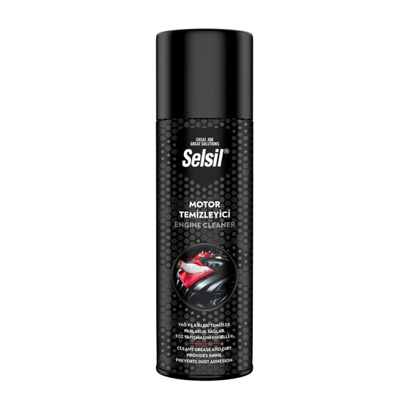 SELSİL OTO - ARAÇ MOTOR TEMİZLEYİCİ - PARLATICI - TOZ YAPIŞMA ENGELLEYİCİ SPREY 500ML GO53/05208 ürün görseli 1