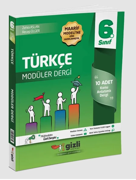 Gizli Yayınları 2026 6. Sınıf Türkçe Müfredatın Gizli Dergisi Güncel Müfredat ürün görseli 1