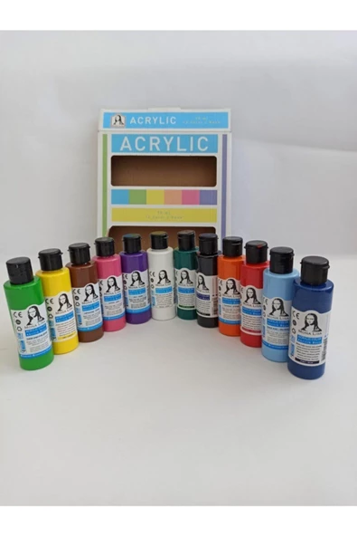 Monalisa Akrilik Boya 12x70 ML Set Bulut Mavi ürün görseli 1