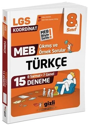 Gizli Yayınları 2026 8. Sınıf Lgs Türkçe Meb Çıkmış Ve Örnek Sorular 15 Li Deneme - Meb Böyle Sordu ürün görseli 1