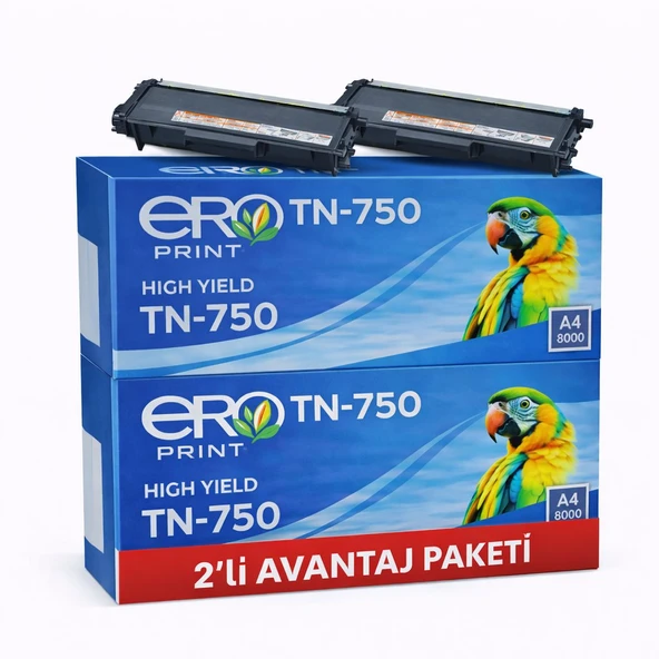 TN-750 / Brother MFC-8515DN Muadil Toner - 2'li Avantaj Paket ürün görseli 1