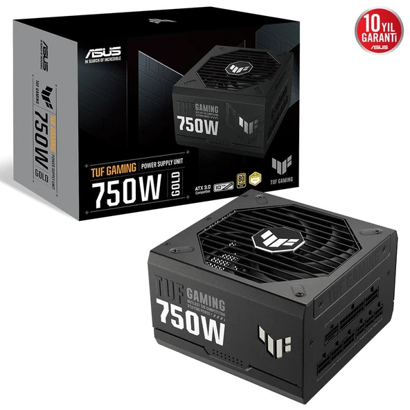 ASUS 750W 80+ GOLD TUF GAMING 750G TAM MODÜLER POWER SUPPLY ürün görseli 1