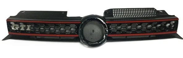Vw Golf 6 2009-2013 Ön Panjur GTI Çift Kırmızı Şeritli 5K0853651AK ürün görseli 1