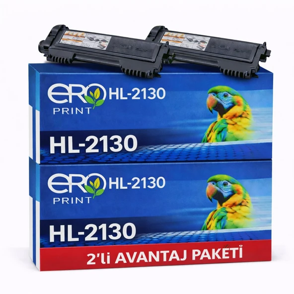 Brother HL-2130 Muadil Toner - 2'li Avantaj Paket ürün görseli 1