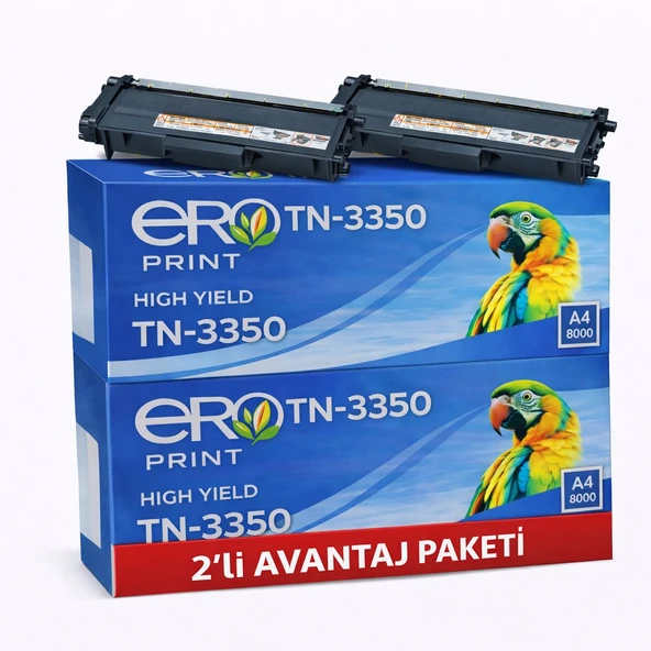 TN-3350 / Brother DCP-8150DN Muadil Toner - 2'li Avantaj Paket ürün görseli 1