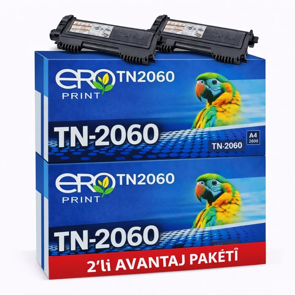 Brother TN-2060 Muadil Toner - 2'li Avantaj Paket ürün görseli 1