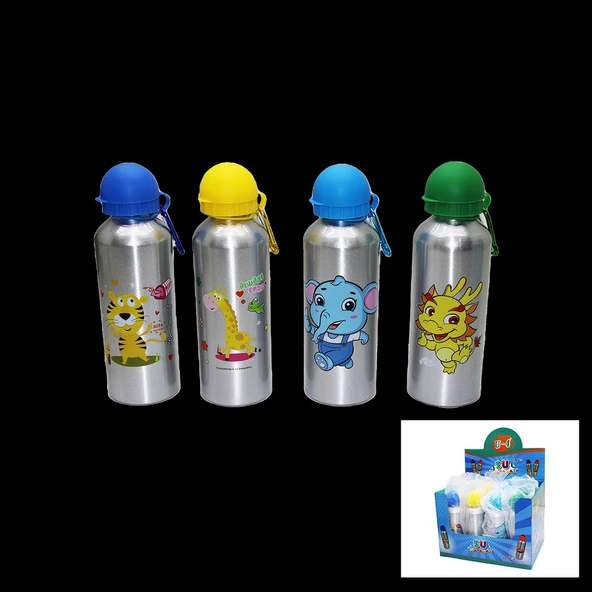 ERKEK METAL SULUK MATARA 500ML GO-53-vice ürün görseli 1