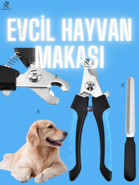 Güvenlik Korumalı Çelik Evcil Hayvan Tırnak Makası Kedi Köpek İçin Paslanmaz Çelik Tırnak Kesici ürün görseli 1