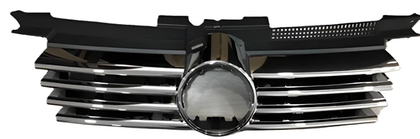 Vw Bora 1998-2005 Ön Panjur İç Dış Kromlu Saten Siyah Komple 1J5853651L ürün görseli 1