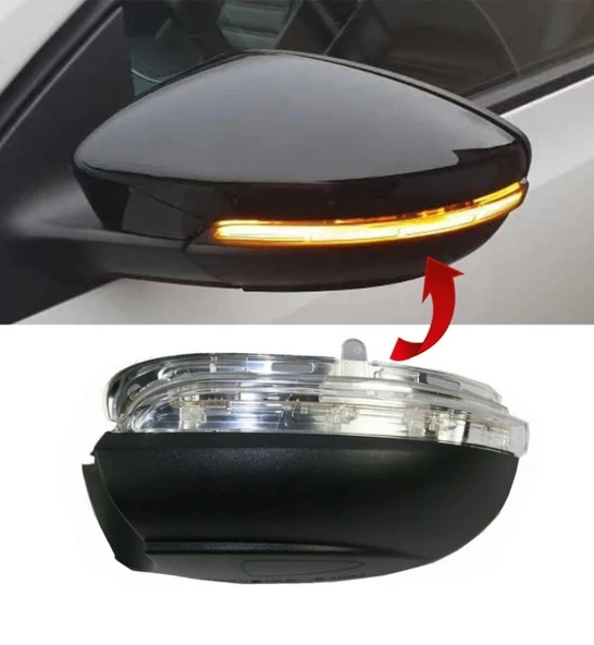 Vw Passat Scirocco 2009-2015 Sol Ayna Sinyali 3C8949101D ürün görseli 1