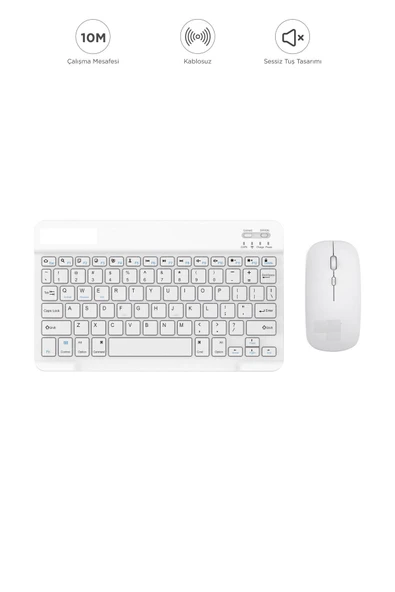 TMK-04 Bluetooht Kablosuz Klavye Mouse Seti - Resim 3