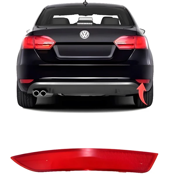 Vw Jetta 2011-2014 Refektör Arka Tampon Sağ 5C6945106A ürün görseli 1