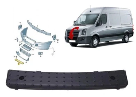 Vw Crafter 2006-2016 Ön Tampon Orta Basamak 2E0807396 ürün görseli 1